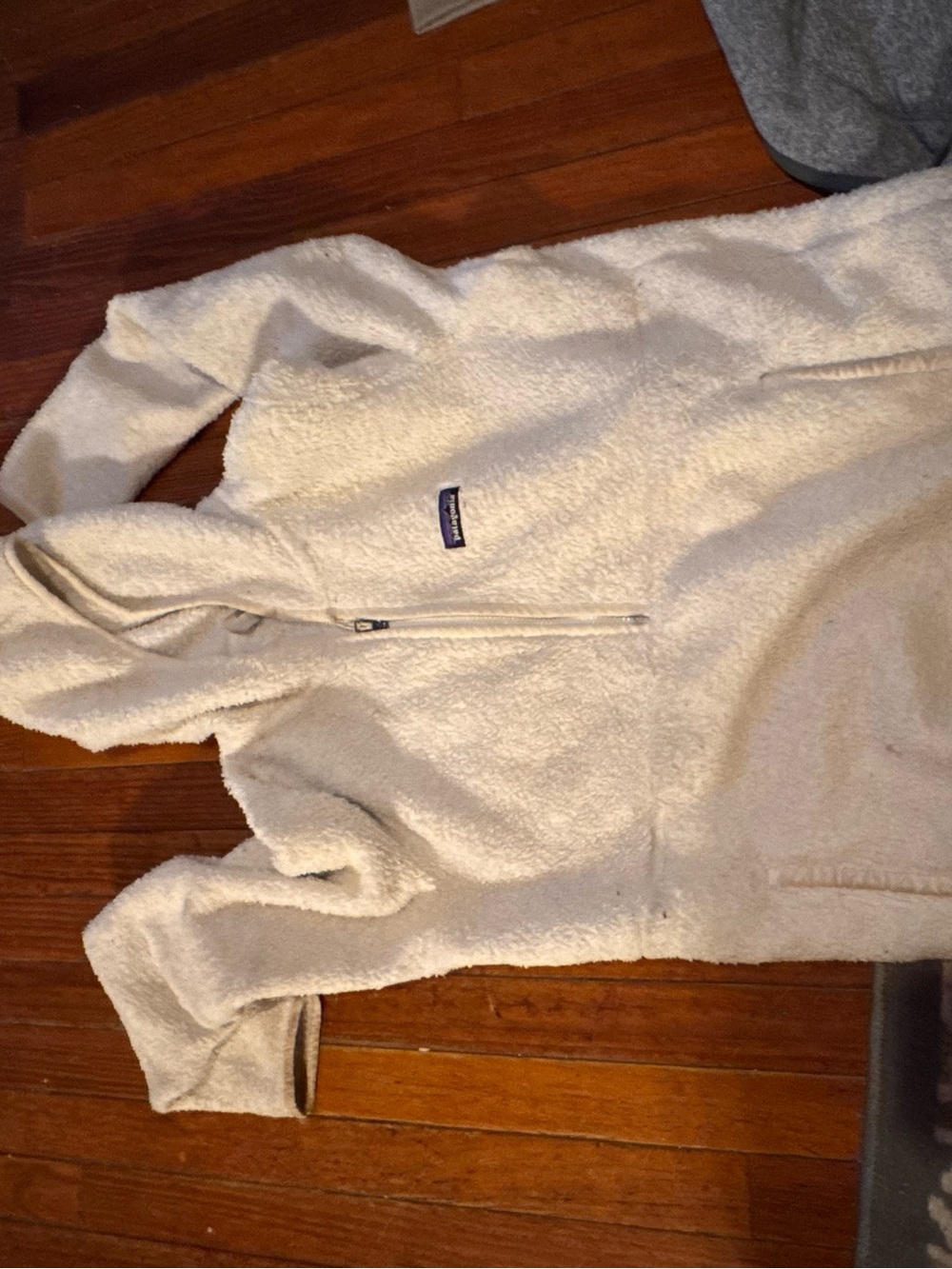 Patagonia Fleece Hoodie half zip size large - Picture 3 of 5
